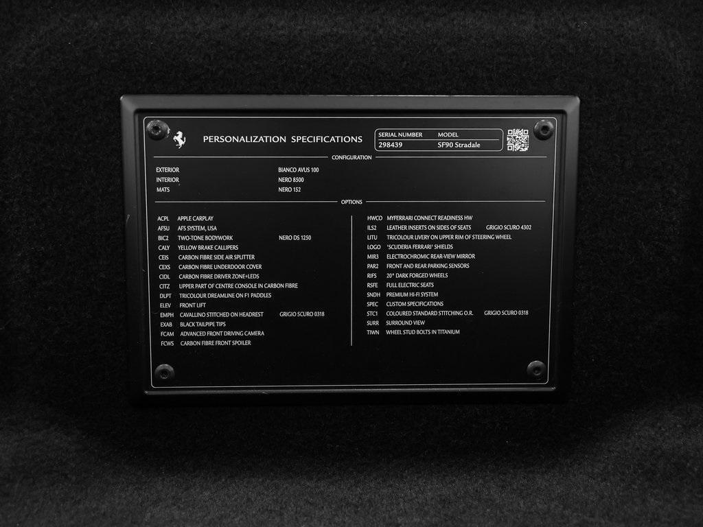 used 2023 Ferrari SF90 Stradale car, priced at $499,890