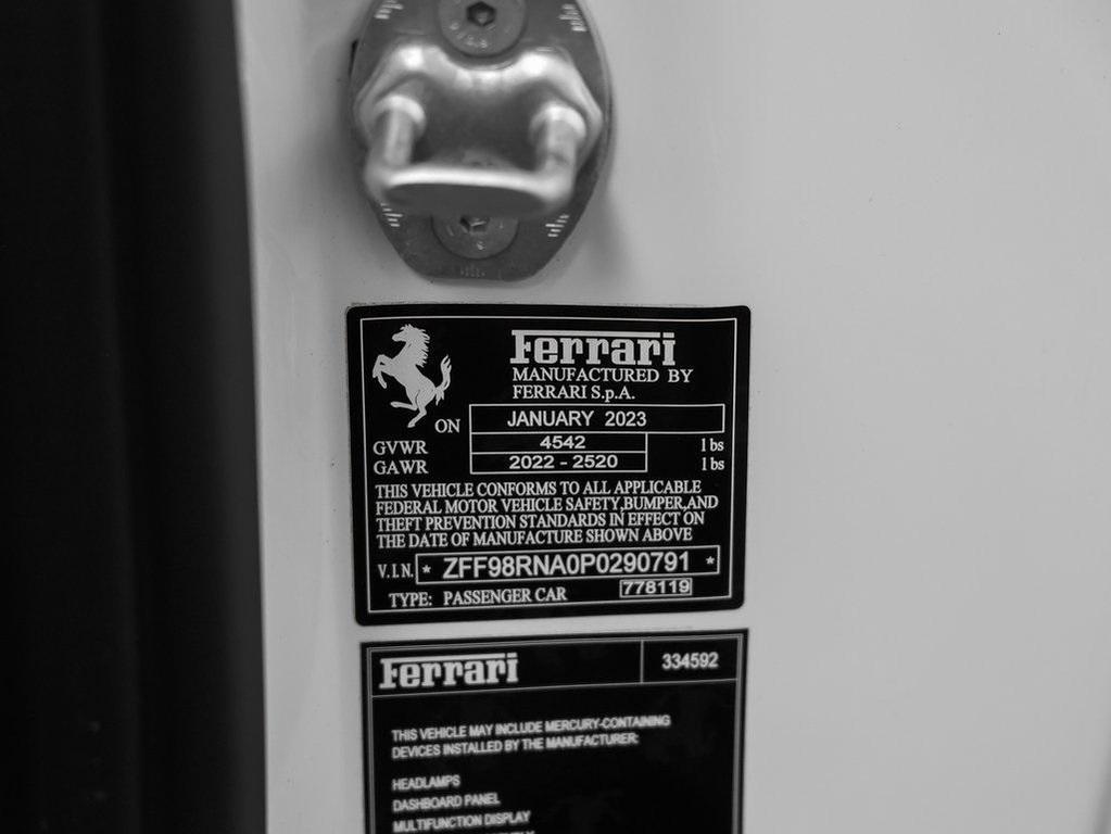 used 2023 Ferrari Roma car, priced at $214,890