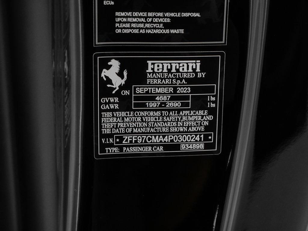 used 2023 Ferrari 812 GTS car, priced at $614,890