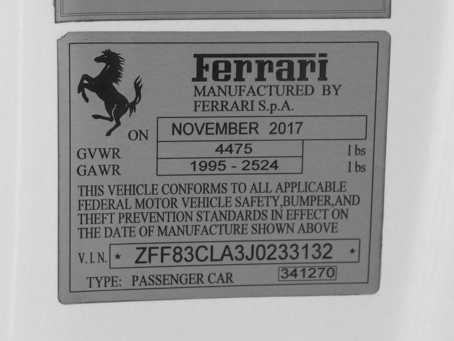 used 2018 Ferrari 812 Superfast car, priced at $359,990