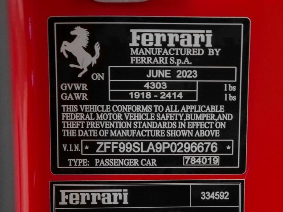 used 2023 Ferrari 296 GTB car, priced at $379,990