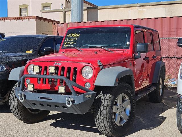 used 2015 Jeep Wrangler Unlimited car, priced at $21,218