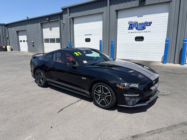 used 2021 Ford Mustang car, priced at $37,500