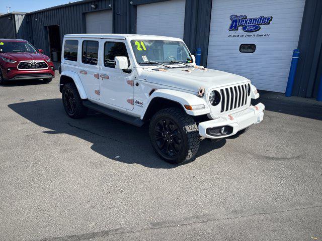 used 2021 Jeep Wrangler Unlimited 4xe car, priced at $31,200