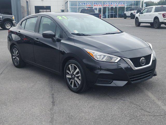 used 2021 Nissan Versa car, priced at $15,700