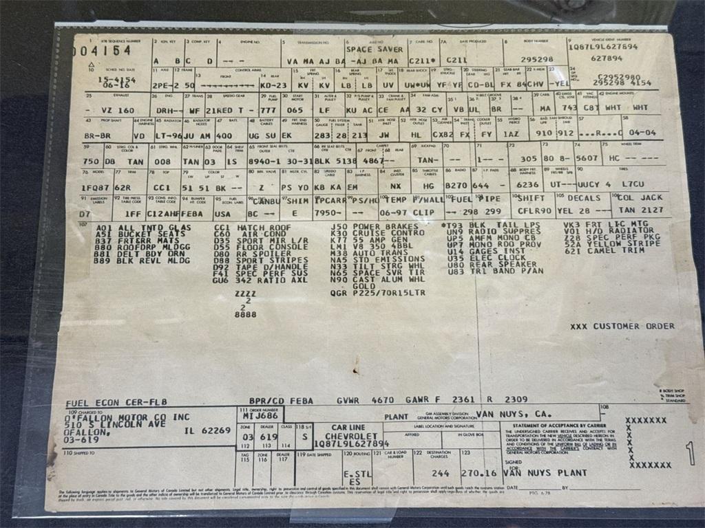 used 1979 Chevrolet Camaro car, priced at $26,991