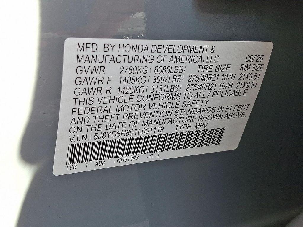 new 2026 Acura MDX car, priced at $77,800