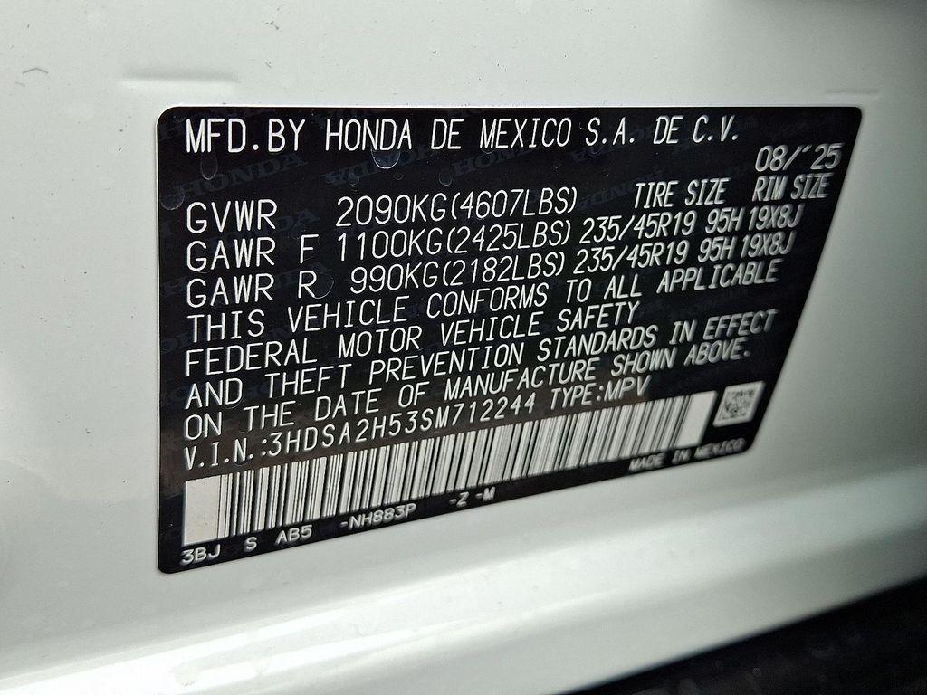 new 2025 Acura ADX car, priced at $41,950