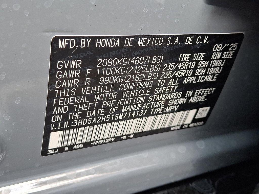 new 2025 Acura ADX car, priced at $41,950