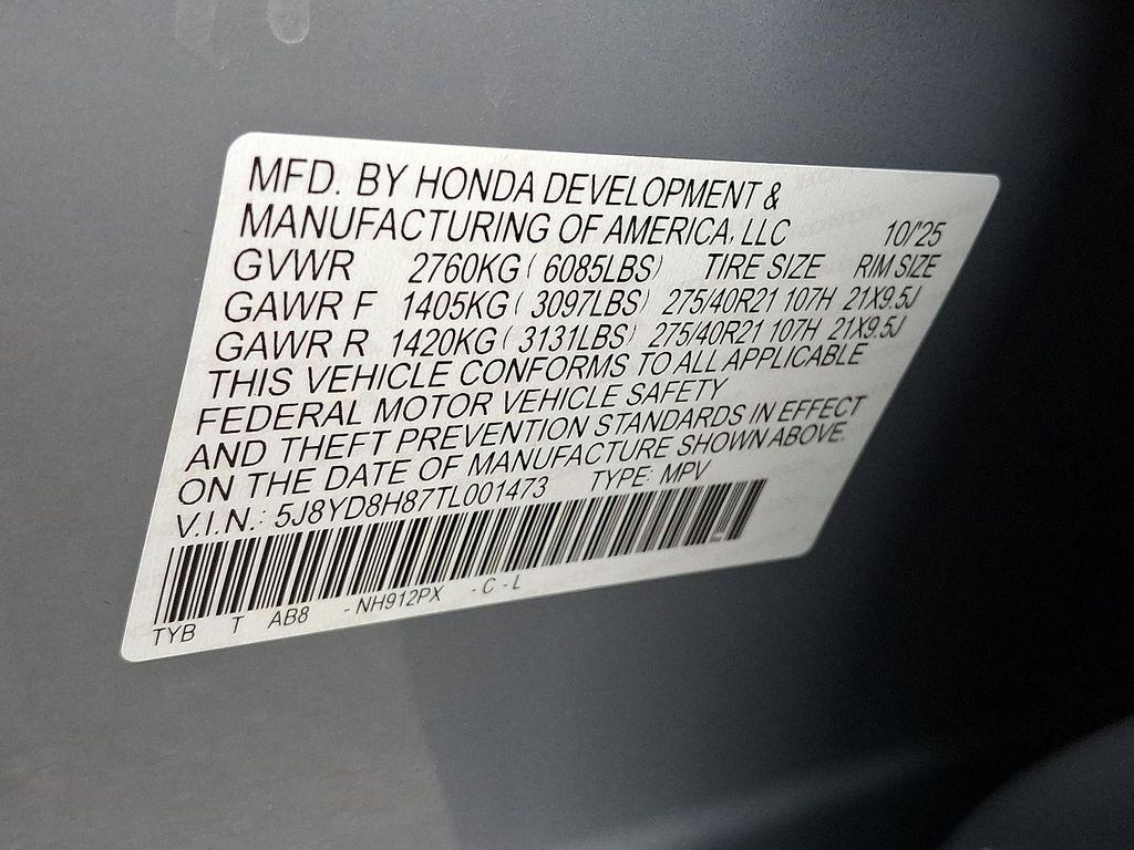 new 2026 Acura MDX car, priced at $77,800