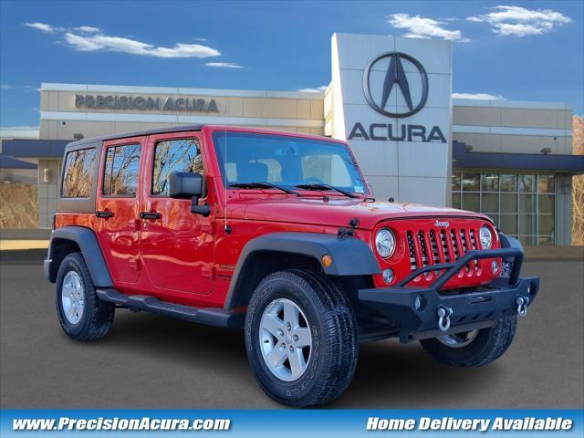 used 2017 Jeep Wrangler Unlimited car, priced at $18,795