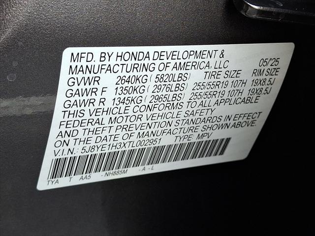 new 2026 Acura MDX car, priced at $55,950
