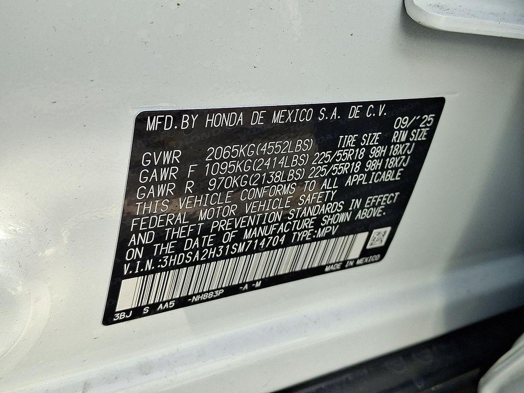 new 2025 Acura ADX car, priced at $38,950