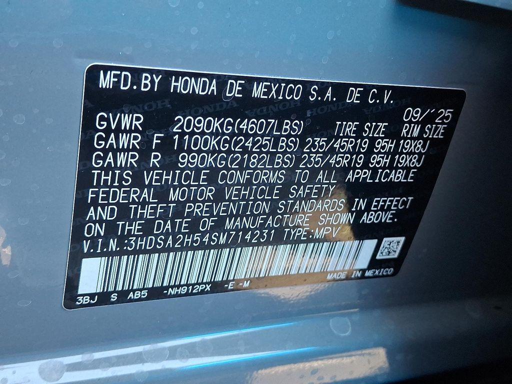 new 2025 Acura ADX car, priced at $41,950