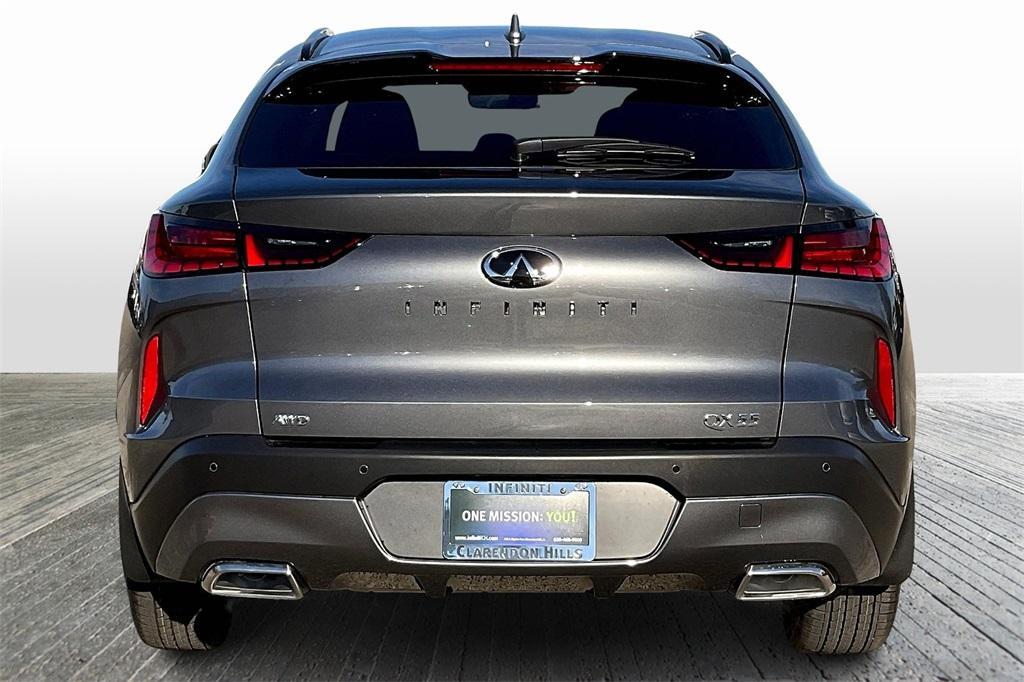 new 2025 INFINITI QX55 car, priced at $50,326