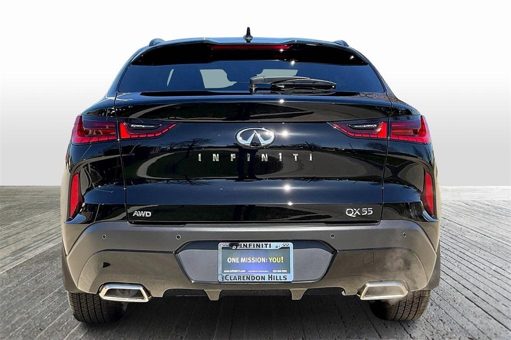 new 2025 INFINITI QX55 car, priced at $54,403