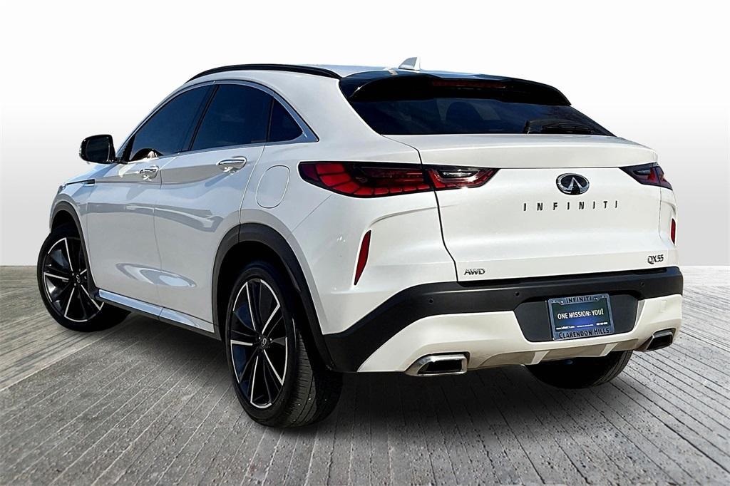 used 2025 INFINITI QX55 car, priced at $49,494