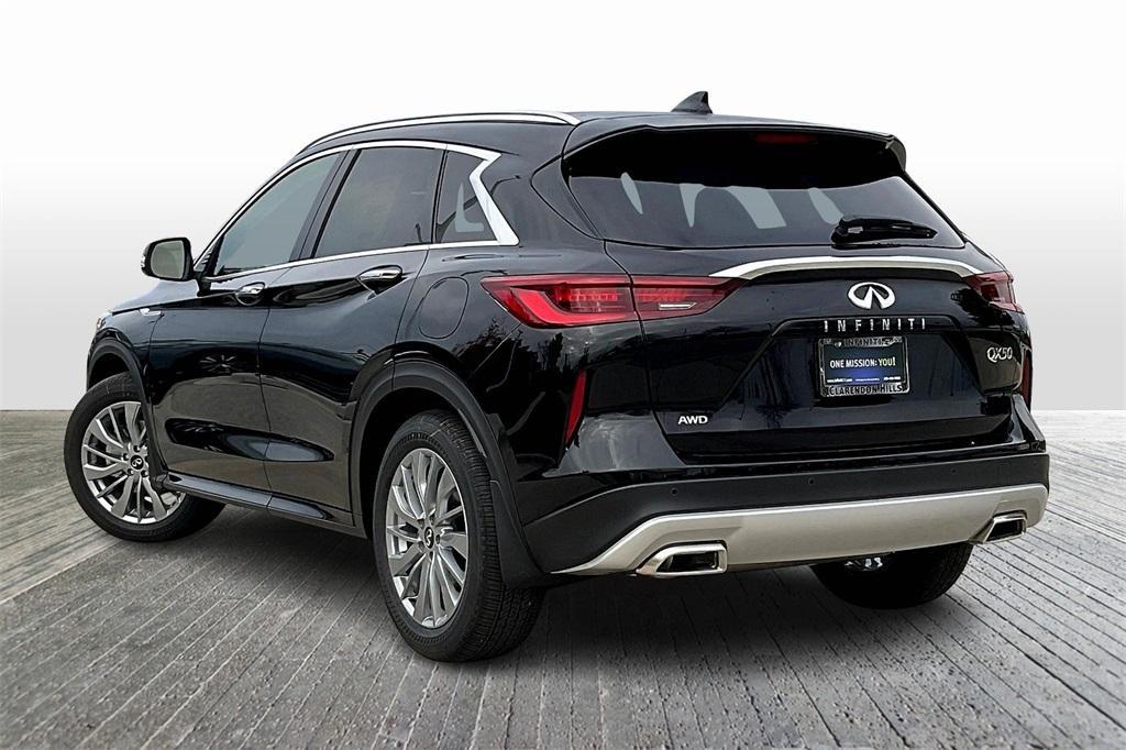 new 2025 INFINITI QX50 car, priced at $47,668