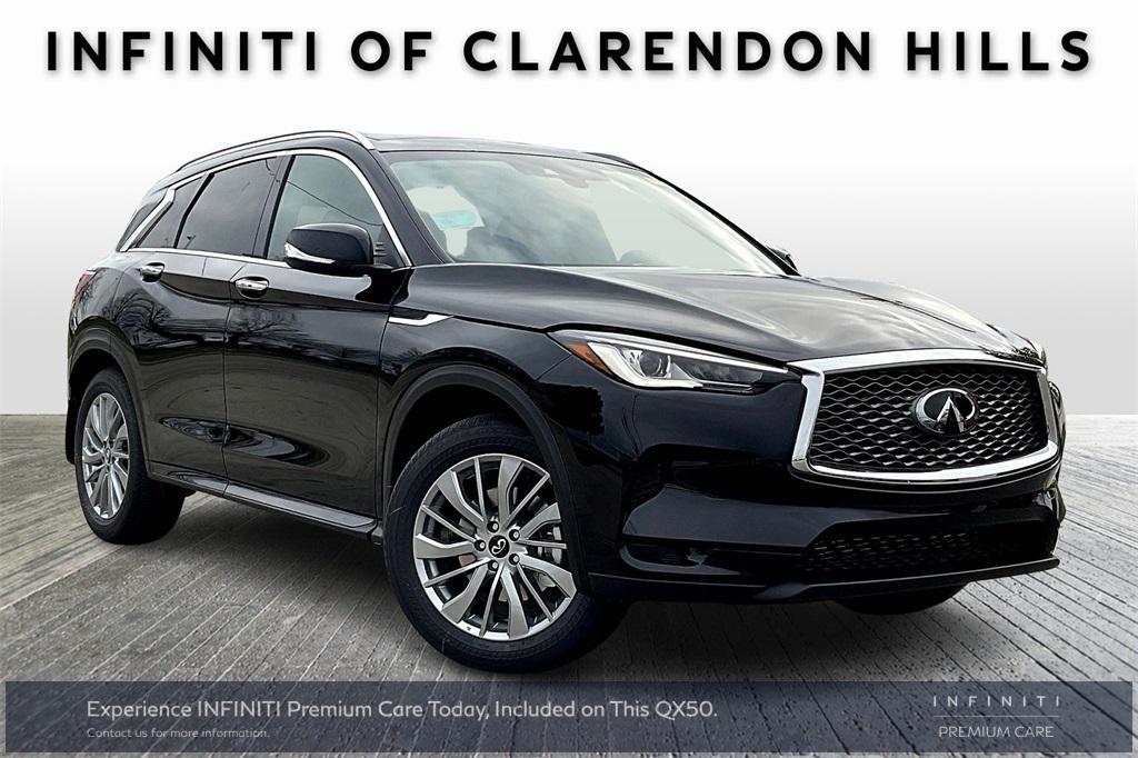 new 2025 INFINITI QX50 car, priced at $47,668