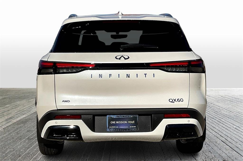 new 2025 INFINITI QX60 car, priced at $58,824