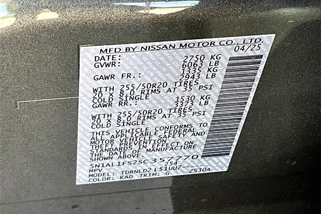 new 2025 INFINITI QX60 car, priced at $57,406