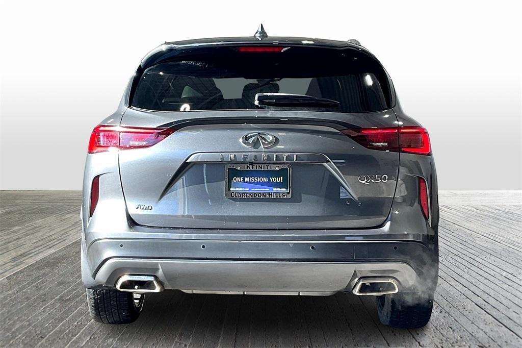 used 2022 INFINITI QX50 car, priced at $31,405