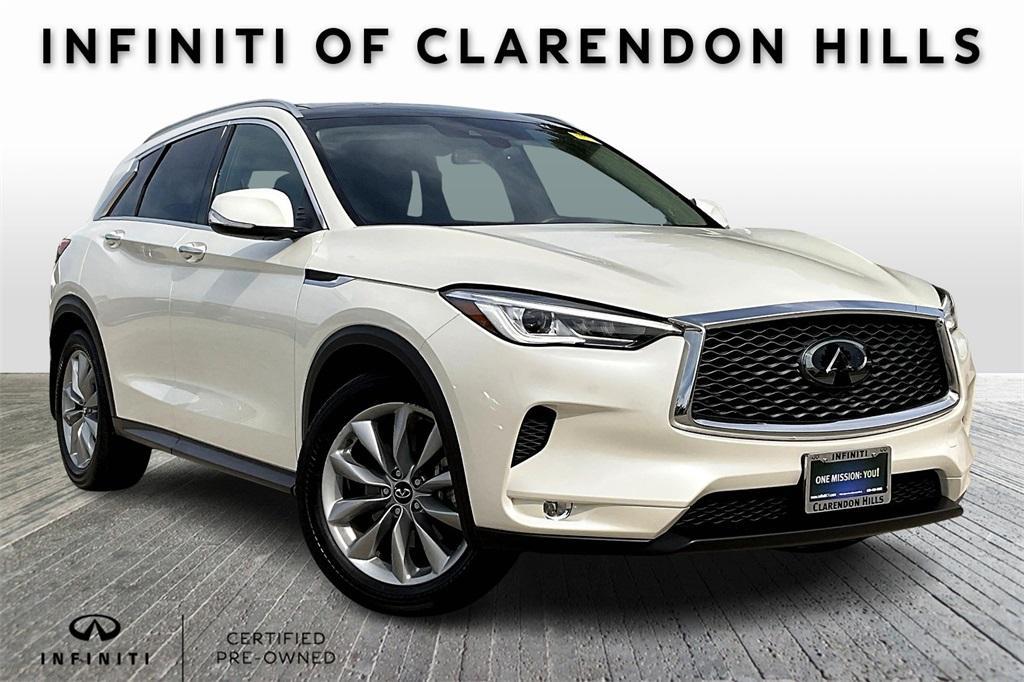 used 2021 INFINITI QX50 car, priced at $27,259