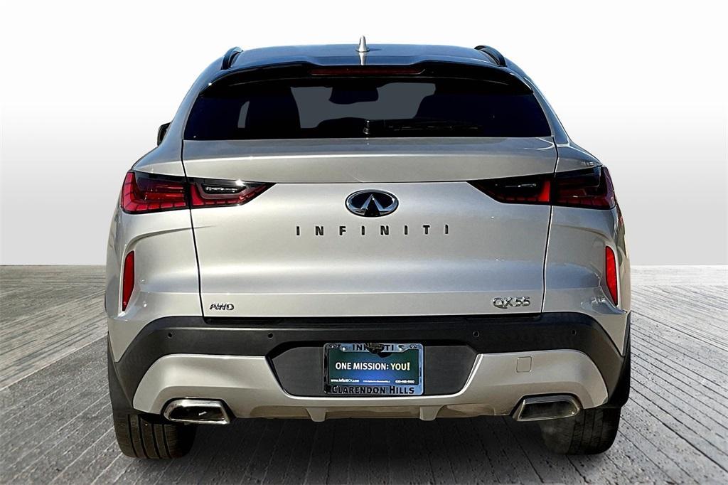 used 2022 INFINITI QX55 car, priced at $32,457