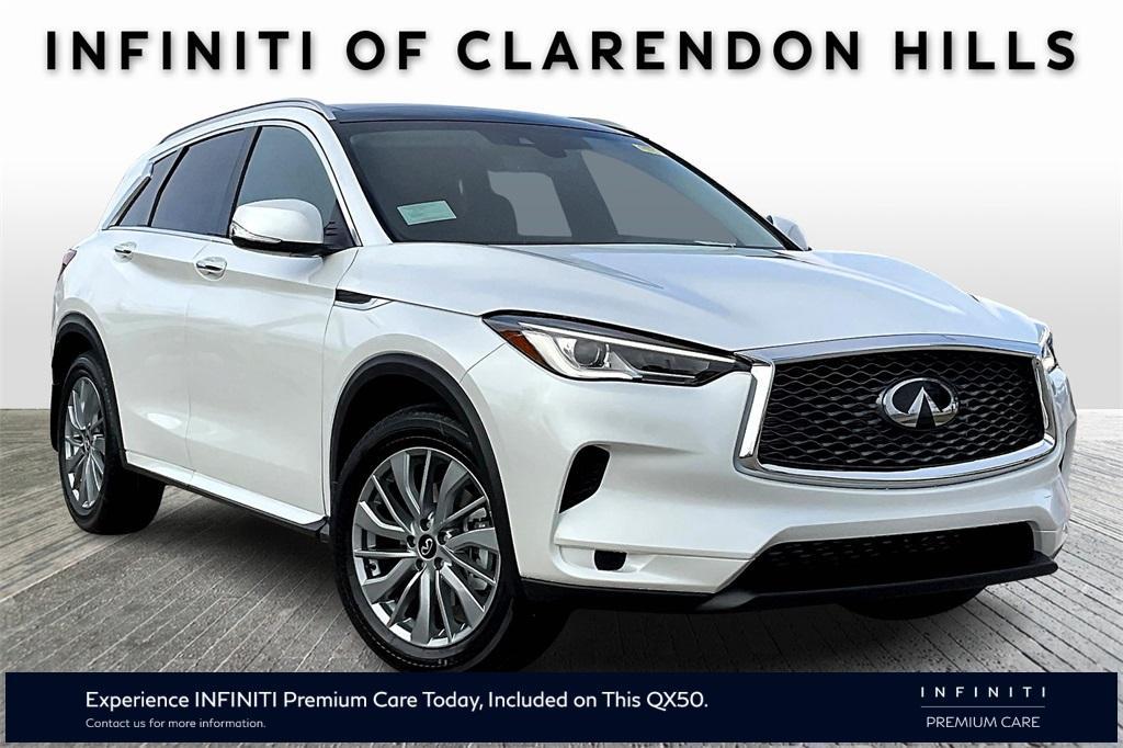 new 2025 INFINITI QX50 car, priced at $48,481