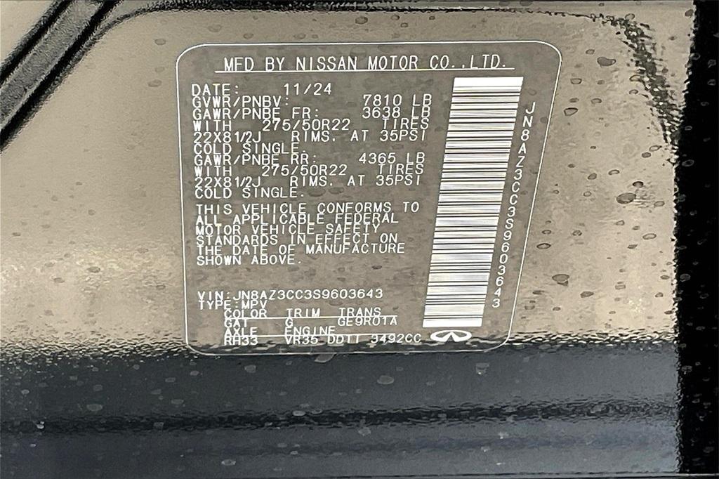 new 2025 INFINITI QX80 car, priced at $104,501