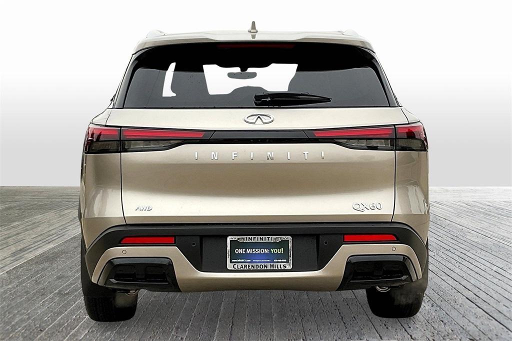 new 2025 INFINITI QX60 car, priced at $58,824