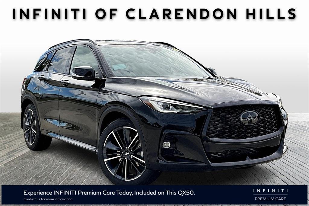 new 2025 INFINITI QX50 car, priced at $51,458