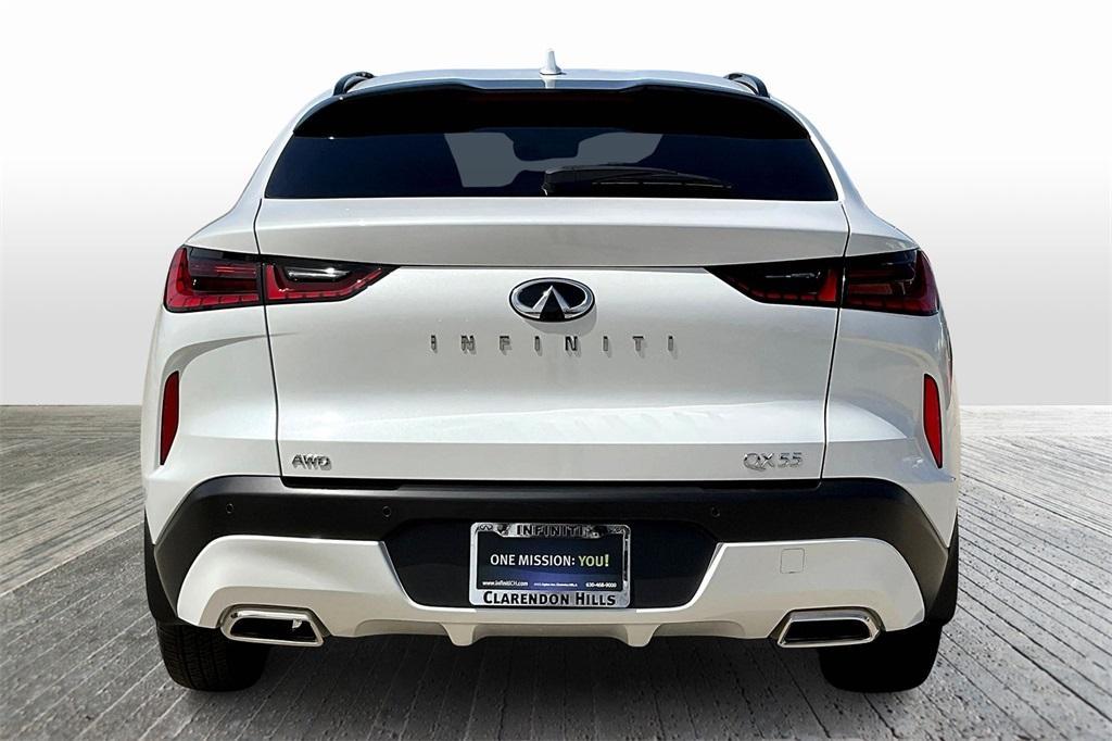 new 2025 INFINITI QX55 car, priced at $55,267