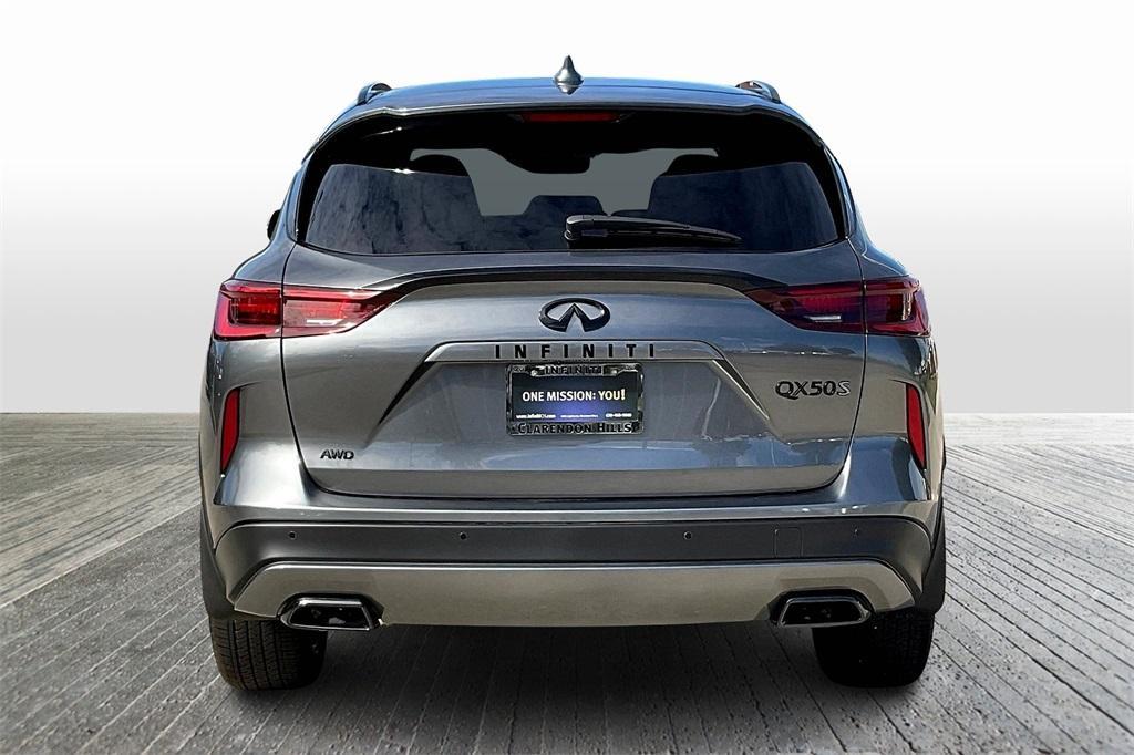 new 2025 INFINITI QX50 car, priced at $51,508