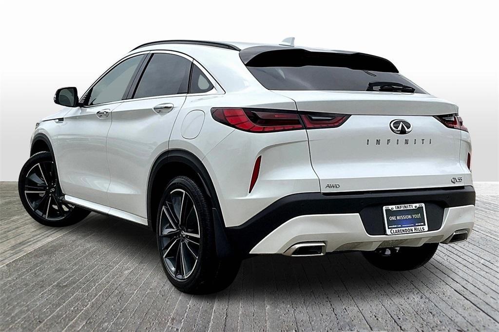 new 2025 INFINITI QX55 car, priced at $56,117