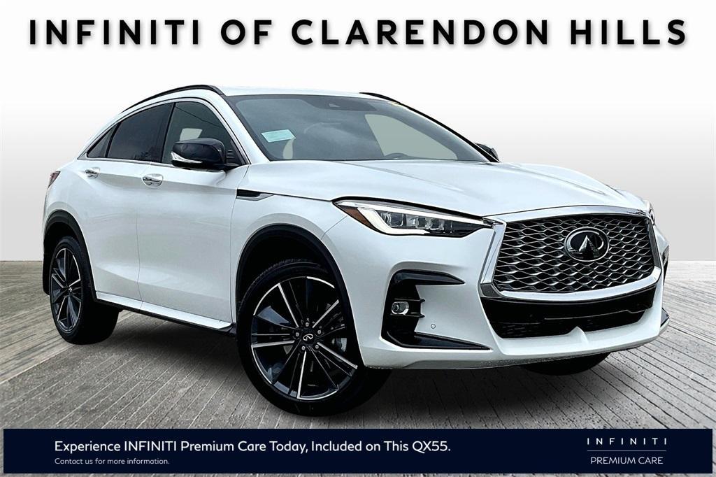 new 2025 INFINITI QX55 car, priced at $56,117