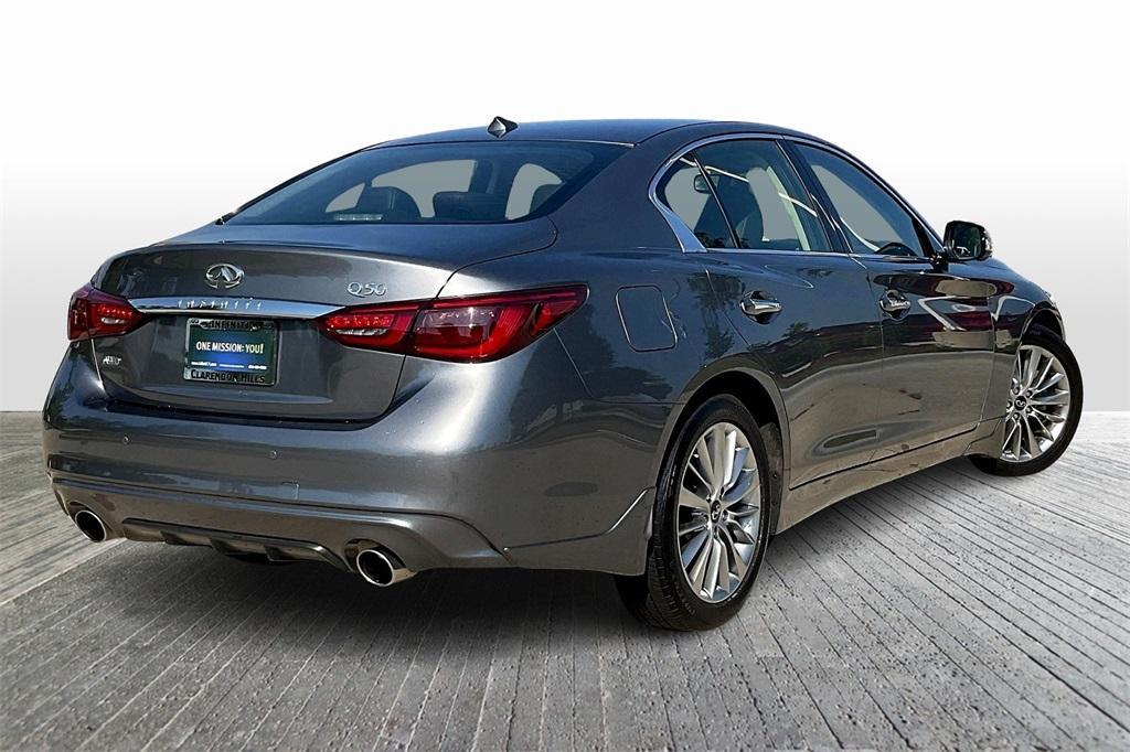 used 2022 INFINITI Q50 car, priced at $31,817