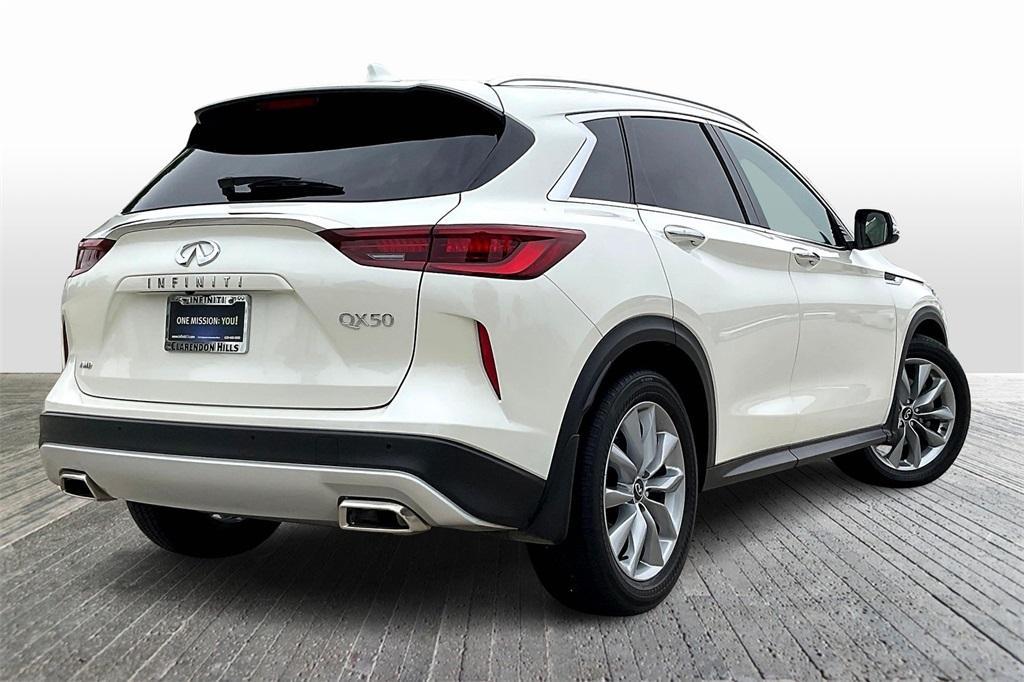used 2022 INFINITI QX50 car, priced at $33,939