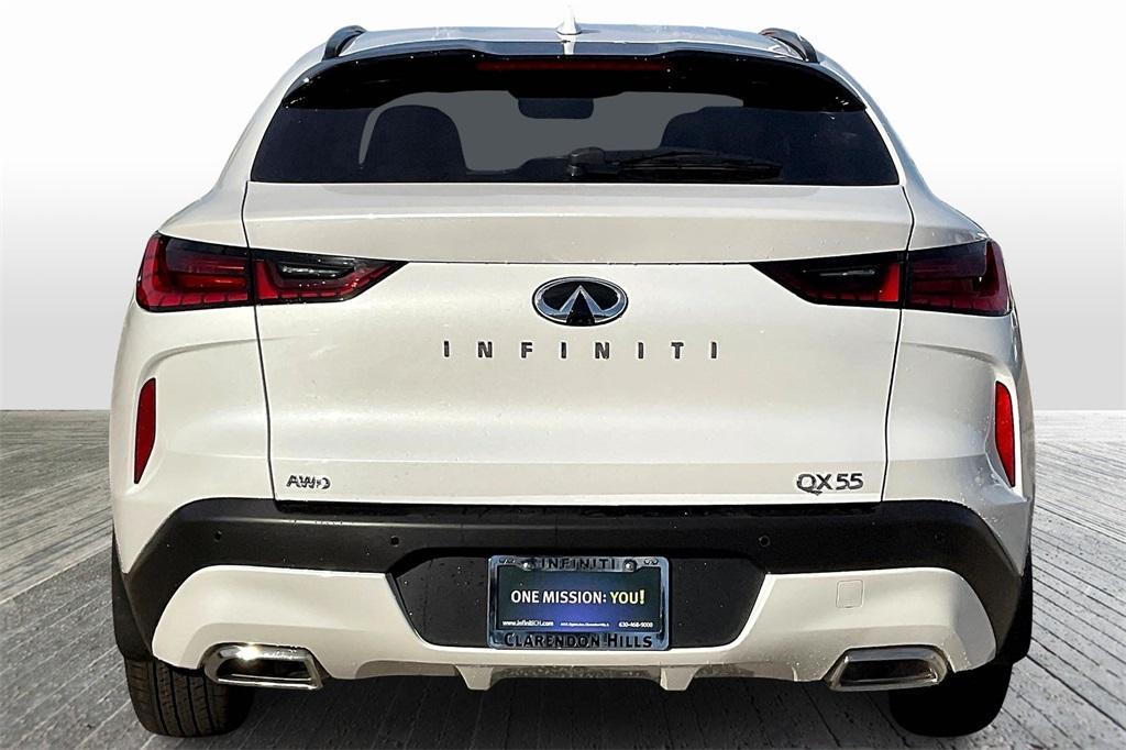 new 2025 INFINITI QX55 car, priced at $51,190