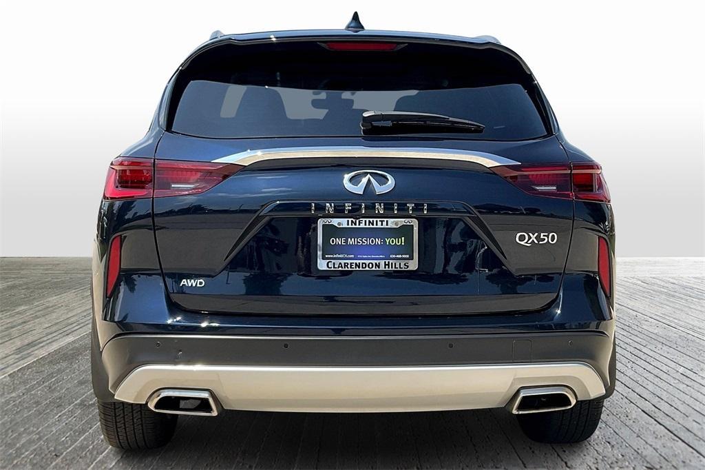 used 2025 INFINITI QX50 car, priced at $38,401