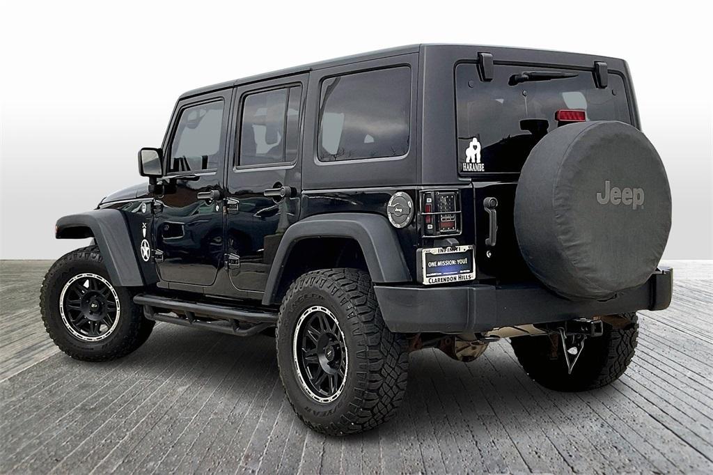 used 2015 Jeep Wrangler Unlimited car, priced at $17,495