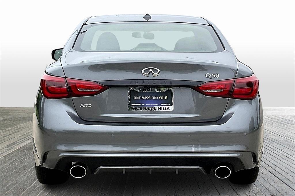 new 2024 INFINITI Q50 car, priced at $51,525