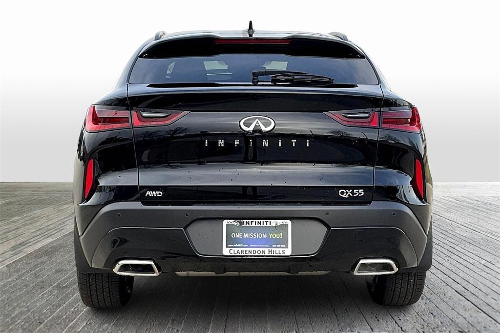new 2025 INFINITI QX55 car, priced at $54,953