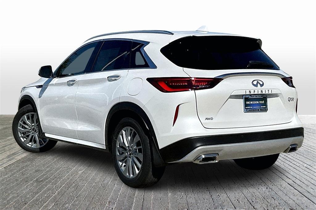 new 2025 INFINITI QX50 car, priced at $47,328