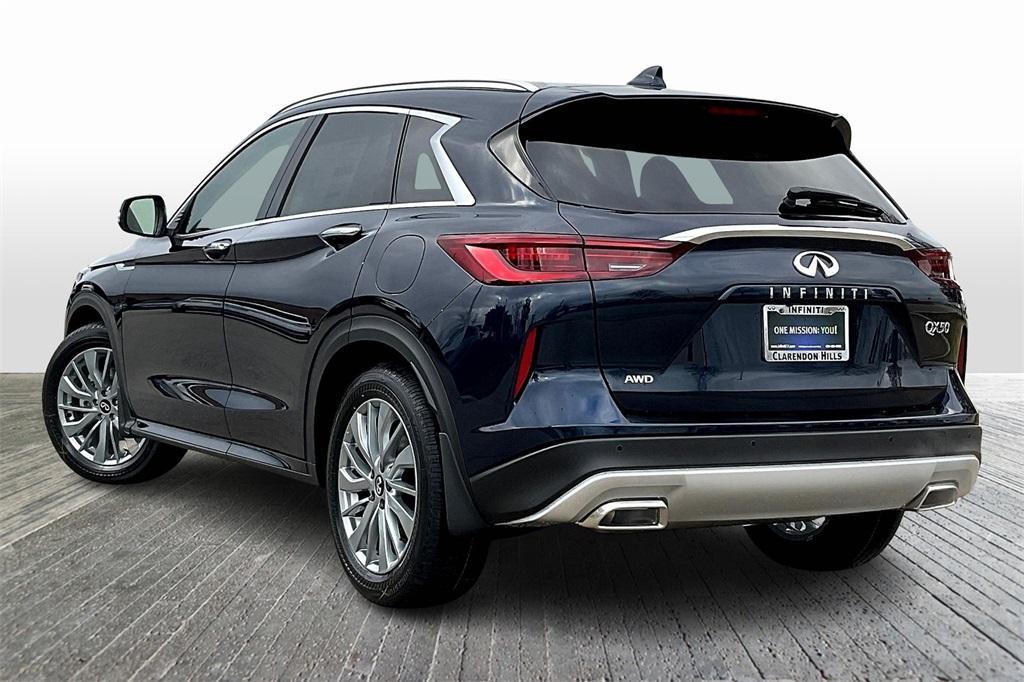 new 2025 INFINITI QX50 car, priced at $47,618