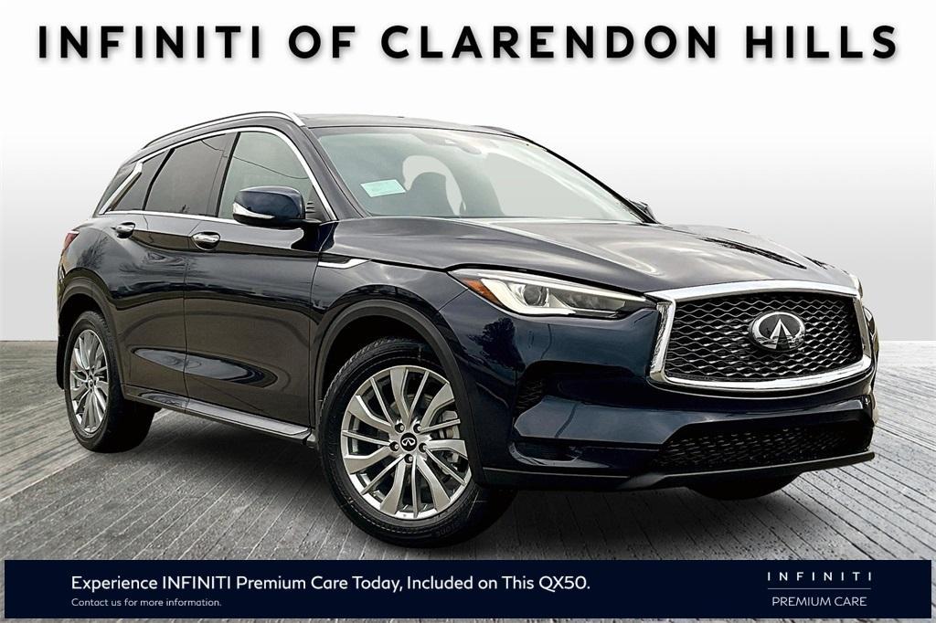 new 2025 INFINITI QX50 car, priced at $47,618