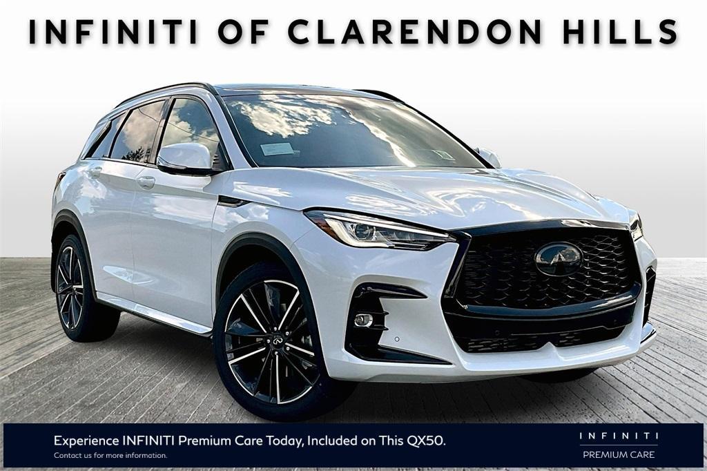 new 2025 INFINITI QX50 car, priced at $52,321