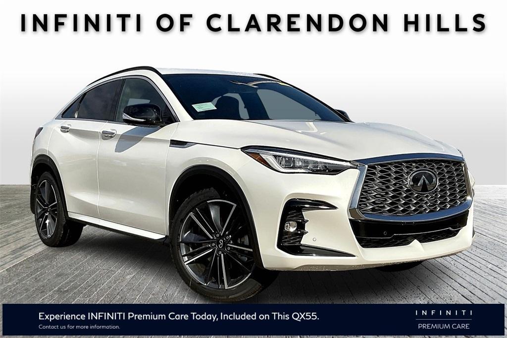 new 2025 INFINITI QX55 car, priced at $59,270