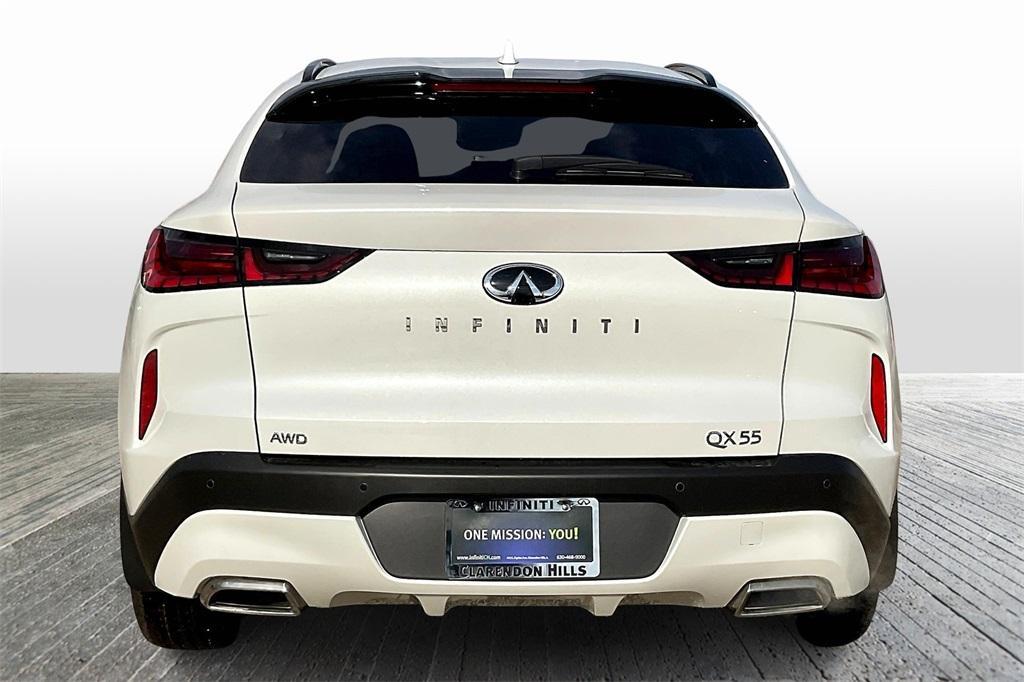 new 2025 INFINITI QX55 car, priced at $59,820