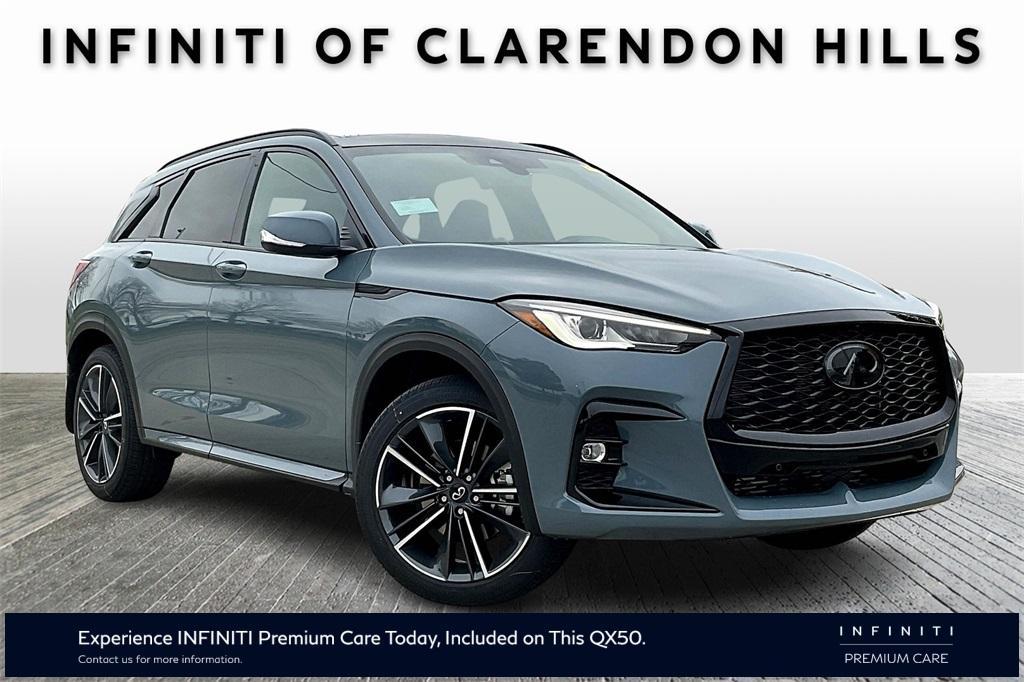 new 2025 INFINITI QX50 car, priced at $52,125